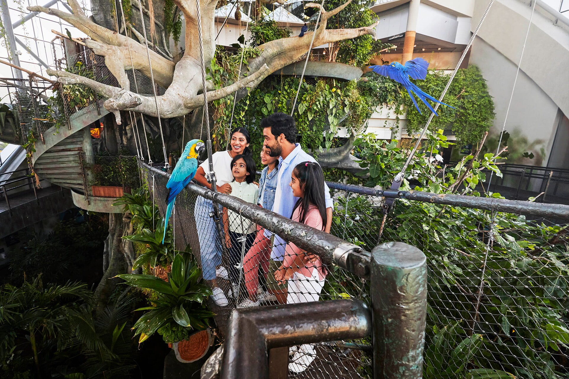 Green Planet Dubai Indian Family